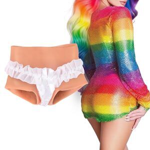9200 Realistic Silicone Brief Panty Underwear for Trans Crossdresser Gaff